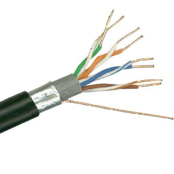 Os cabos Categoria 6 blindados FTP foram projetados especialmente para aplicações que necessitam de protecao adicional para os sinais. - FTP6EBL