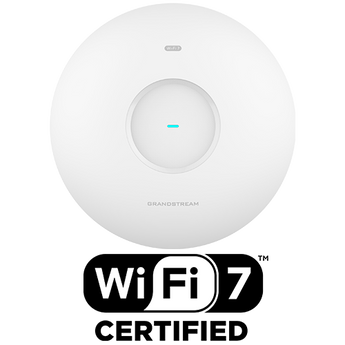 Ponto de Acesso Wi-Fi 7 tri-band da Grandstream. O GWN7672 oferece débito de 11 Gbps, 2 portas 2.5GbE e gestão flexível (local, cloud ou on-premise). - GWN7672