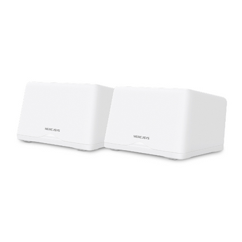 Sistema Mesh Wi-Fi 7 BE9300 Mercusys Halo H47BE (Pack de 2). Velocidade 9.3 Gbps. 3x Portas 2.5G por unidade. Cobertura 550m². MLO, 320 MHz e 4K-QAM. - HALO H47BE(2-PACK)