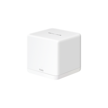 Unidade Mesh Wi-Fi 6 AX1500 Mercusys Halo H60X (1-Pack). Velocidade 1.5 Gbps. 3x Portas Gigabit. Cobertura até 230m². Conecta 100+ dispositivos. - HALO H60X(1-PACK)