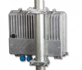 GentleBOX JE-250-S2T Alu - lock by non-lose screws, two cable glands, installation by bracket - JE250S2T-ALU