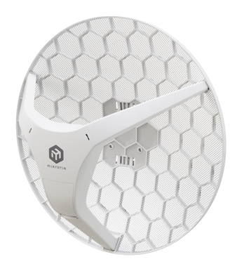 MikroTik LHG 5 ax: CPE Wi-Fi 6 outdoor (24.5dBi) para links PtP/PtMP 5GHz até 20km - LHG-5AXD