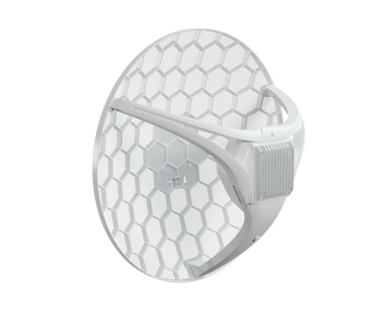 Leve a internet de alta velocidade aos locais mais remotos com o MikroTik LHG LTE18. Modem Cat 18 (1.2 Gbps) e antena de alto ganho de 17 dBi. - LHGGM&EG18-EA