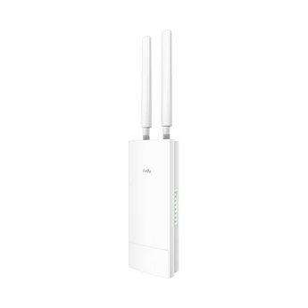 Cudy LT400 Outdoor. Router 4G LTE para Exterior. Wi-Fi N300 (2.4GHz). Slot Nano SIM. Alimentação PoE Passivo 24V. Resistência IP65. Antenas 4G Destacáveis. - LT400 OUTDOOR_EU