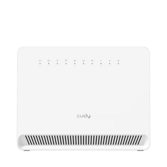Cudy LT500E_EU: router 4G Cat. 4 com Nano SIM, Wi-Fi 5 dual-band, quatro portas 10/100 Mbps, Cudy Mesh e VPN. Gestão pela app e cloud.