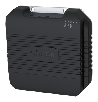 Router Industrial 4G LTE Cat 7 Mikrotik LtAP LTE7. Velocidade 300 Mbps. 3 slots SIM, GPS integrado, Wi-Fi 2.4GHz. Caixa robusta para veículos. Porta Gigabit, 2x miniPCIe. - LTAP-2HND&R11E-LTE7
