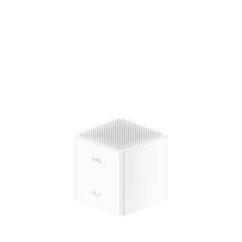 Cudy M3000S (1-Pack): mesh WiFi 6 AX3000 dual-band, até 2402 Mbps, 2 portas Gigabit, VPN integrada e backhaul multibanda. Ideal para fibra até 1000 Mbps.