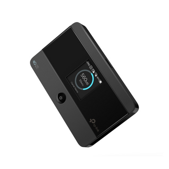 TP-Link M7352. Hotspot 4G LTE Portátil com Ecrã LCD. Tecnologia Wi-Fi 6. Slot MicroSD (até 2TB) para partilha de ficheiros. Bateria 10h. Suporta 10 dispositivos. - M7352