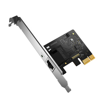 Placa de rede PCIe Gigabit Mercusys MA210E. Velocidade 1000 Mbps. Inclui espelho Low-Profile. Wake-on-LAN e Flow Control. Instalação Plug & Play (Win 10/11). - MA210E