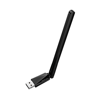Adaptador USB Bluetooth 5.4 Mercusys MA550H. Antena externa de alto ganho para longo alcance. Conecta até 7 dispositivos. BLE e EDR. Para Windows. - MA550H