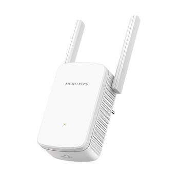 Elimine as zonas mortas de Wi-Fi com o extensor de alcance Mercusys ME12. Oferece 300Mbps, configuração fácil com um toque (WPS) e indicador de sinal inteligente. - ME12