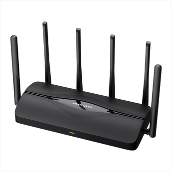 Router Wi-Fi 7 Dual-Band Mercusys MR37BE. Velocidade BE6500 (5760+688 Mbps). 2x Portas 2.5G (WAN + LAN) + 2x Gigabit. MLO, 4K-QAM, 6 Antenas. EasyMesh. - MR37BE