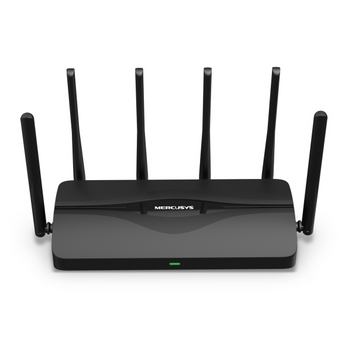 Router Wi-Fi 7 Tri-Band Mercusys MR47BE. Velocidade BE9300 (9.3 Gbps). 4 Portas 2.5G (1 WAN + 3 LAN). Suporta MLO, 320 MHz, 4K-QAM e EasyMesh. O futuro da rede. - MR47BE