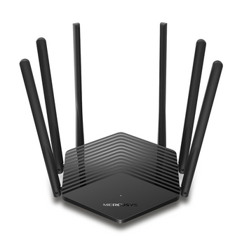 Router Wi-Fi AC1900 Gigabit da Mercusys. Desfrute de velocidades até 1.9Gbps, cobertura superior com 6 antenas de alto ganho e tecnologia MU-MIMO. - MR50G