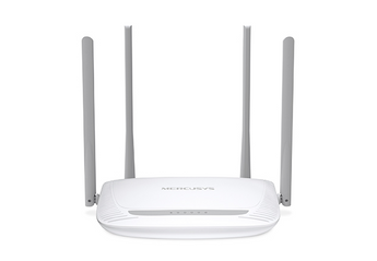 Router Wireless N 300Mbps Mercusys MW325R. Cobertura até 300m² com 4 antenas de 5dBi de alto ganho. Ideal para streaming HD e casas médias. Instalação fácil. - MW325R