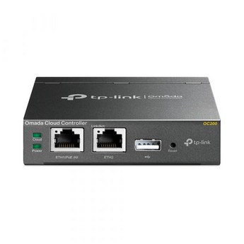 TP-Link Omada OC200. Controlador de Hardware para gestão centralizada da rede Omada SDN. Gere até 100 APs e 20 Switches. Acesso Cloud gratuito via App. Alimentação PoE ou USB. - OC200