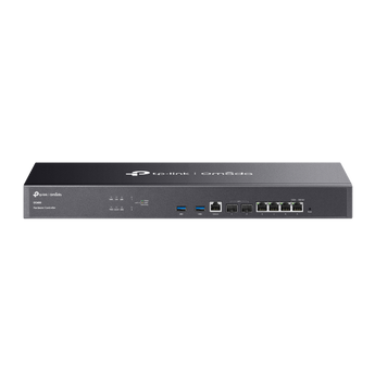 TP-Link Omada OC400. Controlador de hardware Enterprise. Portas 10G SFP+. Fontes de alimentação redundantes. Gere até 1.000 APs e 200 Switches. Cloud Gratuita. - OC400