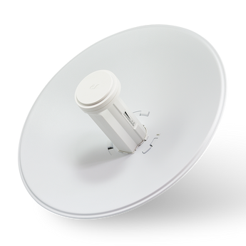 CPE airMAX de alta performance para links Ponto-a-Ponto e Ponto-a-Multiponto. Com tecnologia InnerFeed e antena de 22 dBi para máximo alcance e imunidade a ruído. - PBE-M5-300