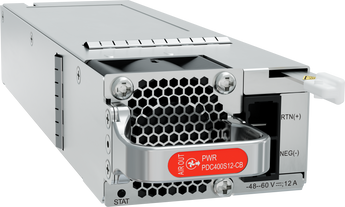Fonte de alimentação DC 400W Huawei eKit (PDC400S12-CB). Módulo "hot-swappable" (-48V DC) para switches S620. Redundância 1+1. - PDC400S12-CB