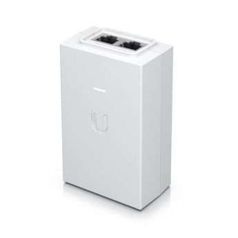 O PoE-24-30W-G-WH é um injetor PoE passivo de 24V da Ubiquiti - POE-24-30W-G-WH