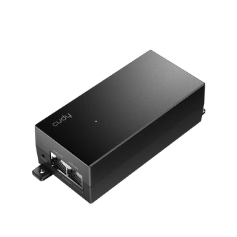 Cudy POE200H. Injetor PoE+ Multi-Gigabit (2.5Gbps). Potência até 30W (802.3at). Ideal para Access Points Wi-Fi 6/7. Proteção contra surtos 4kV. Instalação em parede. - POE200H