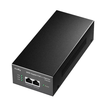 Cudy POE400. Injetor Ultra PoE Gigabit de 90W. Norma IEEE 802.3bt (4 Pares). Caixa metálica robusta. Indicador LED de consumo. Proteção contra surtos. - POE400