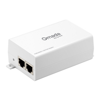 TP-Link Omada POE5460X. Injetor PoE Passivo 54V 60W. Porta RJ45 Multi-Gigabit até 10 Gbps. Ideal para alimentar Access Points Wi-Fi 7 e câmaras PTZ de alto consumo. - POE5460X