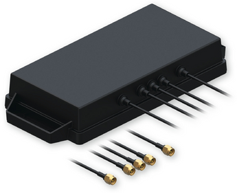 Antena Teltonika PR1KCN40 Combo. 5G Móvel MIMO omnidirecional (4x SMA, 4dBi) + antena direcional GNSS (1x SMA, 2dBi). Proteção IP67 e cabos LMR100 de 3m. - PR1KCN40