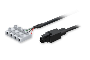 Cabo de alimentação Teltonika PR2FK20M de 2 m com conector de 4 pinos para terminal de parafuso. Compatível com routers e gateways Teltonika Networks - PR2FK20M