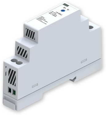 Fonte de alimentação DIN Rail Teltonika PR321NP0. 15W, 24V DC, 0.63A. Conectores de parafuso. Ideal para quadros elétricos industriais. - PR321NP0