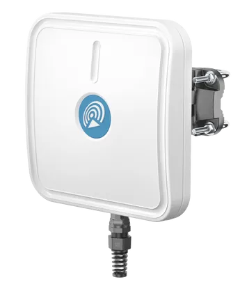 Caixa de perfil fino da QuWireless para instalações no exterior. A QuBox Medium Slim (QBEMS) tem proteção IP68, é resistente a UV e ideal para hotspots. - QBEMS