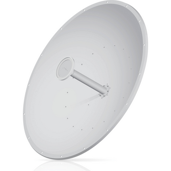 Ubiquiti Networks RD-5G30 is a RocketDish operating between 4.9 and 5GHz, with a 30dBi gain. This parabolic dish antenna is designed to work with the Rocket M5 - RD-5G30