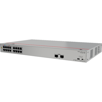 Switch não gerido da Huawei com 16 portas Gigabit PoE+ e 2 uplinks SFP. O S110-16LP2SR é silencioso (fanless), ideal para PMEs, lojas e escritórios. - S110-16LP2SR