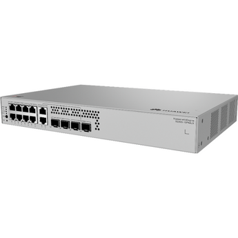 8xGE PoE+, 2x2.5GE PoE+ (128W), 2x10G SFP+, 2x2.5G SFP. Capacidade 76 Gbit/s. Design fanless. - S220S-10PN4JX