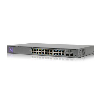 Switch c/ 24 portas de rede Gigabit (16) PoE+, 2SFP+, 240W - S24-POE
