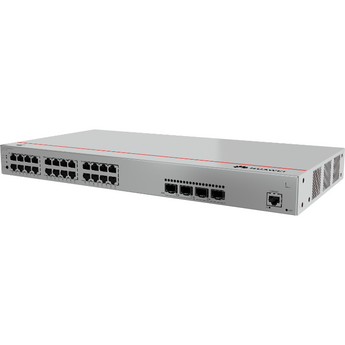 24 portas GE PoE+ (400W) e 4 uplinks 1G SFP. Capacidade de 56 Gbit/s e iStack. Ideal para PMEs. - S310-24P4S