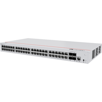 48 portas GE (não-PoE) e 4 uplinks 10G SFP+. Capacidade de 176 Gbit/s e iStack. Ideal para PMEs. - S310-48T4X