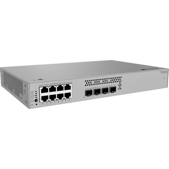 8 portas GE PoE+ (128W), 2 uplinks 10G SFP+ e 2 uplinks 2.5G SFP. Layer 3, Capacidade 66 Gbit/s. Design fanless. - S310S-8P4JX
