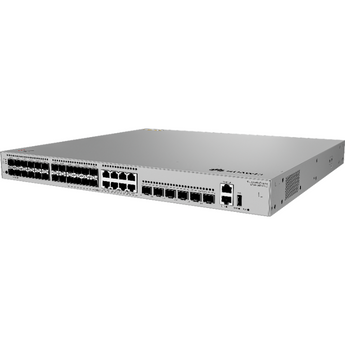 24 portas GE SFP (8 combo RJ45), 4 uplinks 10G SFP+ e 2 portas stack 10G. Capacidade 176 Gbit/s, fontes 1+1. - S530-24ST4XE