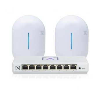 Switch c/ 8 portas de rede Gigabit (4) PoE+, 60W + 2 Ponto de acesso WiFi 6 com capacidade 3 Gbps+ - S8-AP6-PROMO