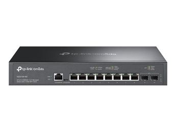 TP-Link Omada SG3210X-M2. Switch Gerido L2+ Multi-Gigabit. 8 Portas 2.5G RJ45 + 2 Slots SFP+ 10G. Design Fanless (Silencioso). Roteamento Estático. Gestão Centralizada Omada Cloud. - SG3210X-M2