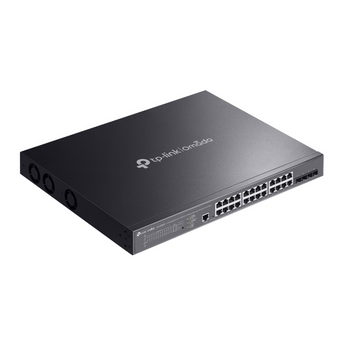 TP-Link Omada SG3428XMPP. Switch L2+ Managed. 8x Portas PoE++ (90W) + 16x PoE+. Orçamento PoE de 500W. 4 Uplinks 10G SFP+. Routing Estático. Gestão Omada SDN. - SG3428XMPP