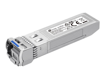 TP-Link SM5110LSA-10. Módulo Transceptor SFP+ 10 Gbps WDM. Transmissão Bidirecional numa só fibra (Monomodo). TX 1330nm / RX 1270nm. Alcance 10 km. Suporta DDM. - SM5110LSA-10
