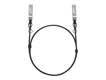 TP-Link SM6220-1M. Cabo de Ligação Direta (DAC) Passivo SFP28. Velocidade 25 Gbps. Comprimento 1m. Condutor em Cobre Banhado a Prata 30AWG. Ideal para Servidores e Switches. - SM6220-1M