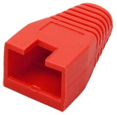 Tampa protetora com recorte para conectores RJ45. Adequada para distinguir cabos. - T-RJ45-R