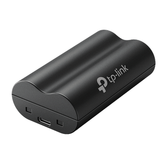 TP-Link Tapo A100. Bateria recarregável de iões de lítio com 6700mAh. Compatível com câmaras Tapo C420, C400 e campainha D230. Autonomia até 180 dias. Carregamento seguro. - TAPO A100