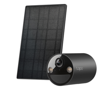 Kit de videovigilância TP-Link Tapo C411. 100% sem fios com painel solar incluído para energia contínua. Resolução 2K 3MP, visão noturna a cores e deteção IA. - TAPO C411 KIT