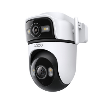 TP-Link Tapo C545D. Câmara Exterior de Dupla Lente (2K Wide + 2K Telephoto). Rastreio Dinâmico Inteligente. Zoom até 10.8x. Wi-Fi 6 e Ethernet. Detecção AI Gratuita. - TAPO C545D