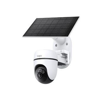 TP-Link Tapo C610 KIT. Câmara Wi-Fi Exterior a Bateria com Painel Solar incluído. Resolução 2K 3MP. Rastreio de Movimento 360° AI. Visão Noturna a Cores. IP65. - TAPO C610 KIT