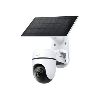 TP-Link Tapo C630 KIT. Câmara Wi-Fi com Painel Solar. Resolução 3K 5MP. Rotação 360° com Rastreio AI. Bateria 6700mAh. Visão Noturna a Cores. IP65. - TAPO C630 KIT
